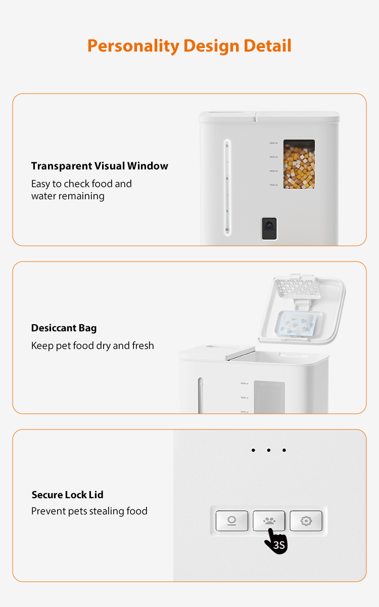 Water Food Camera Automatic Feeder