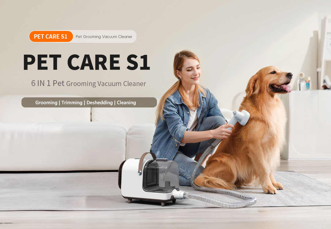 6in1 Pet Grooming Kit Vacuum Cleaner