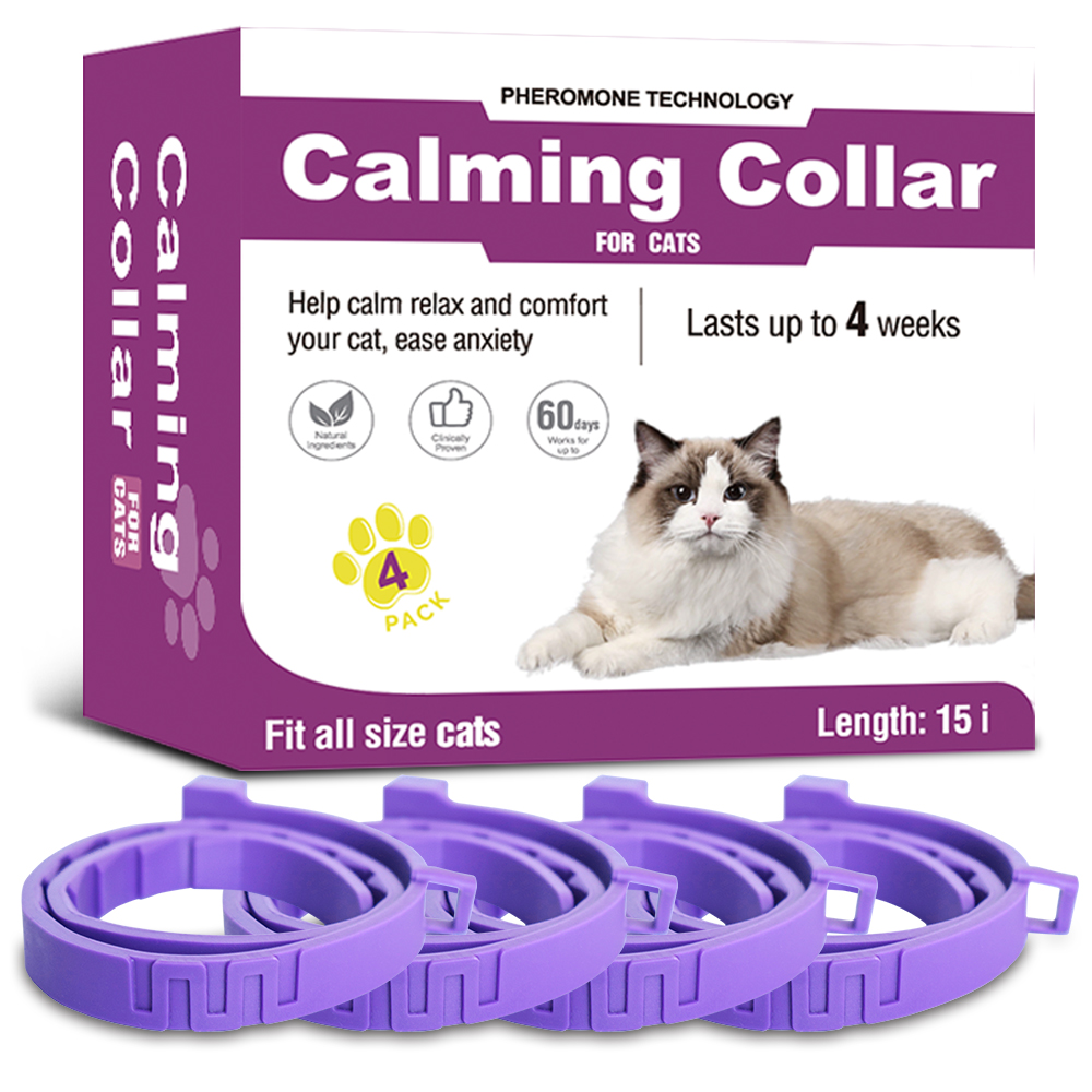 4 Pack Calming Collar for Cats