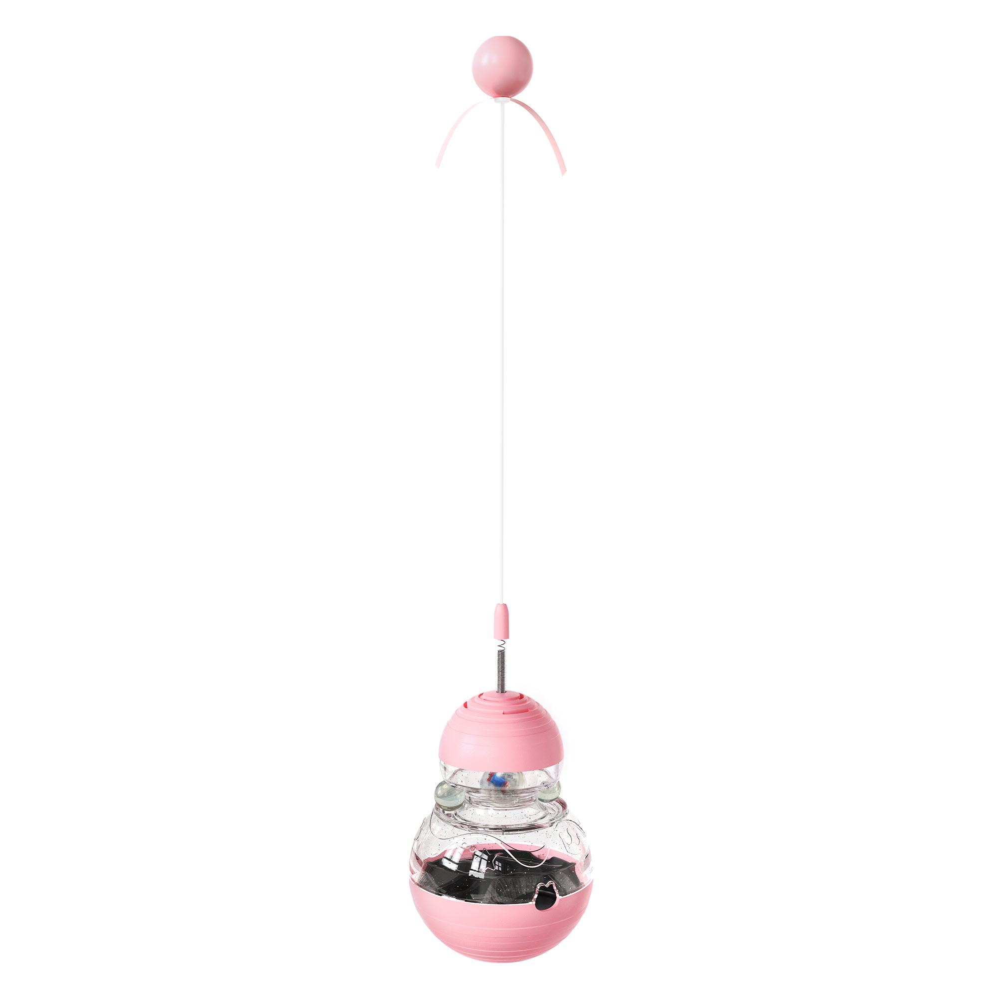 Cat for Indoor Cats Kitten Weight Loss Lose Kitty Tracking Balls Slow Food Dispenser Feeder