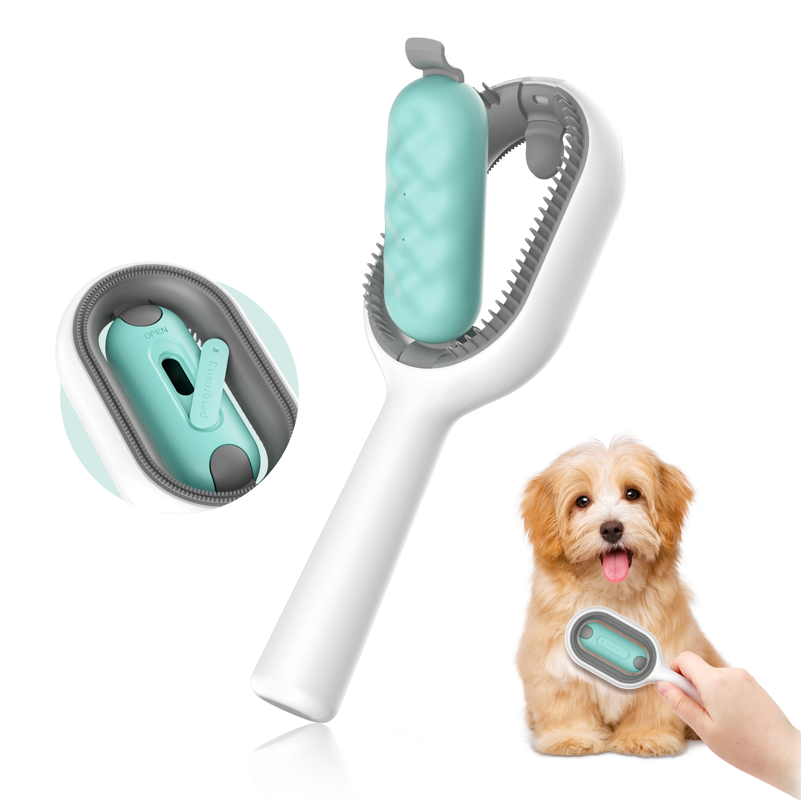Cleaning & Hair-Removal Comb Version 2.0 - Water Tank Model