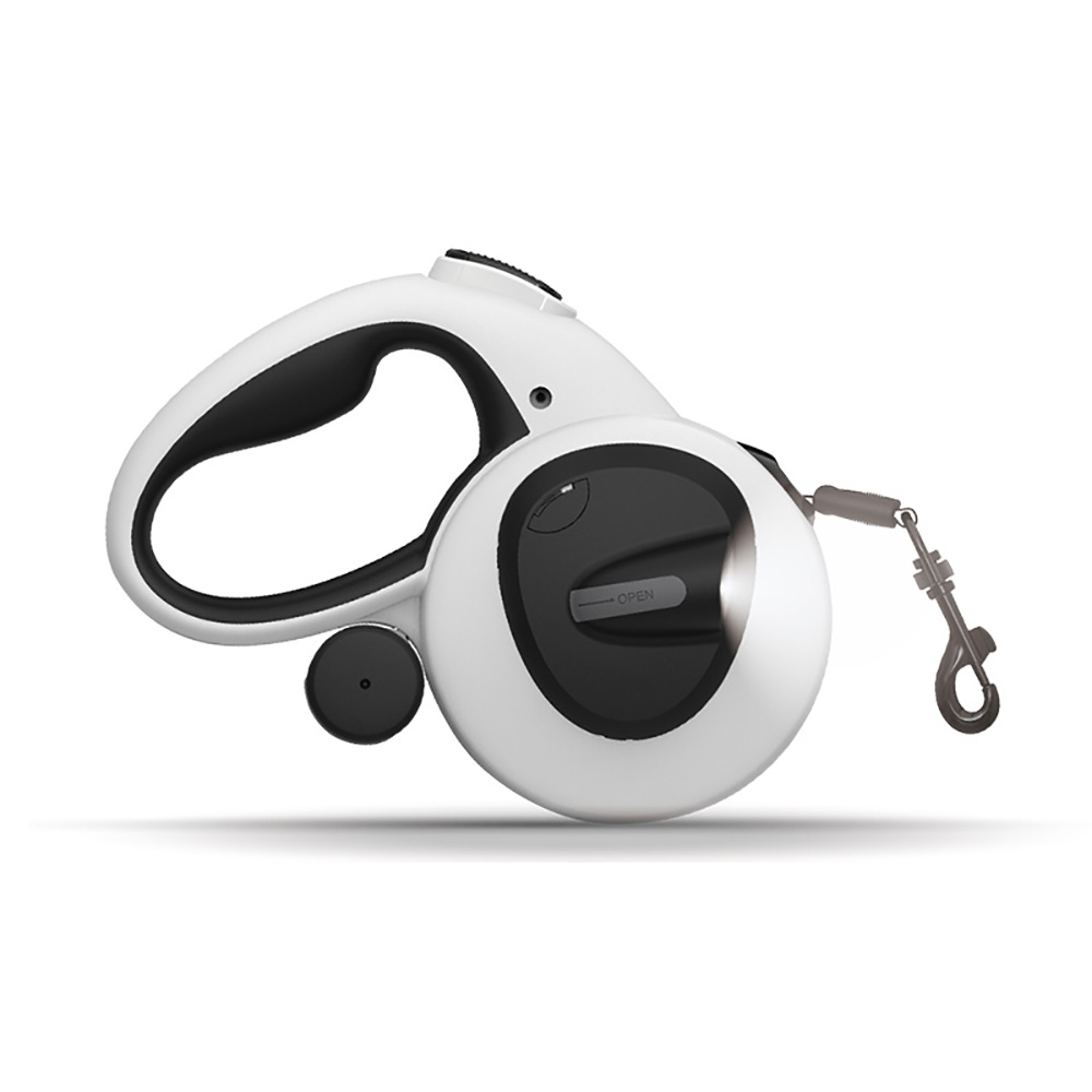 LED Retractable dog leash with reflective belt & LED light, 5M, 50kg